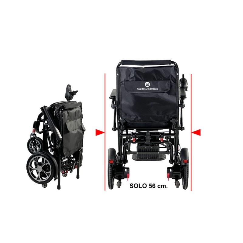 Silla eléctrica super ligera plegable R650 moverte.com 