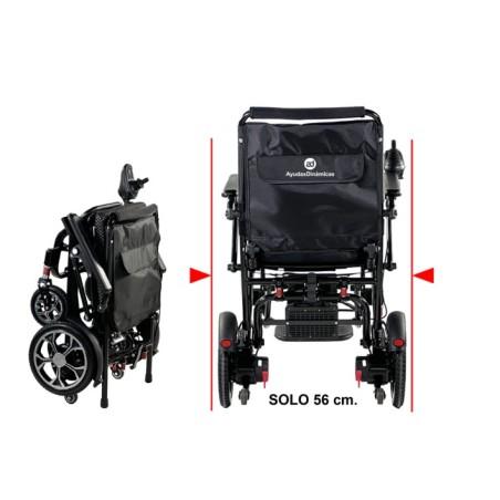 Silla eléctrica super ligera plegable R650 moverte.com 