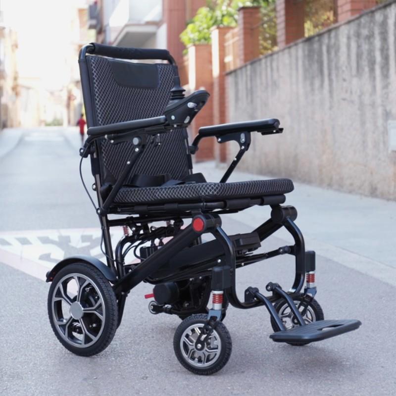 Silla eléctrica super ligera plegable R650 moverte.com 