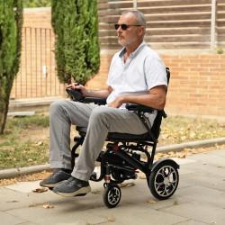 Silla eléctrica super ligera plegable R650 moverte.com 