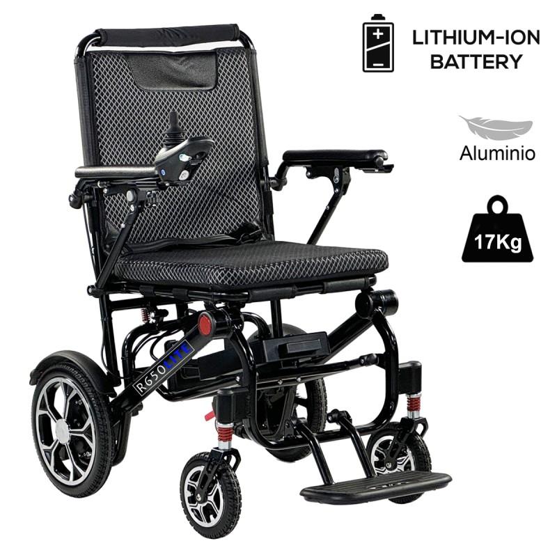 Silla eléctrica super ligera plegable R650 moverte.com 