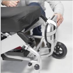 Silla eléctrica super ligera plegable R650 moverte.com 