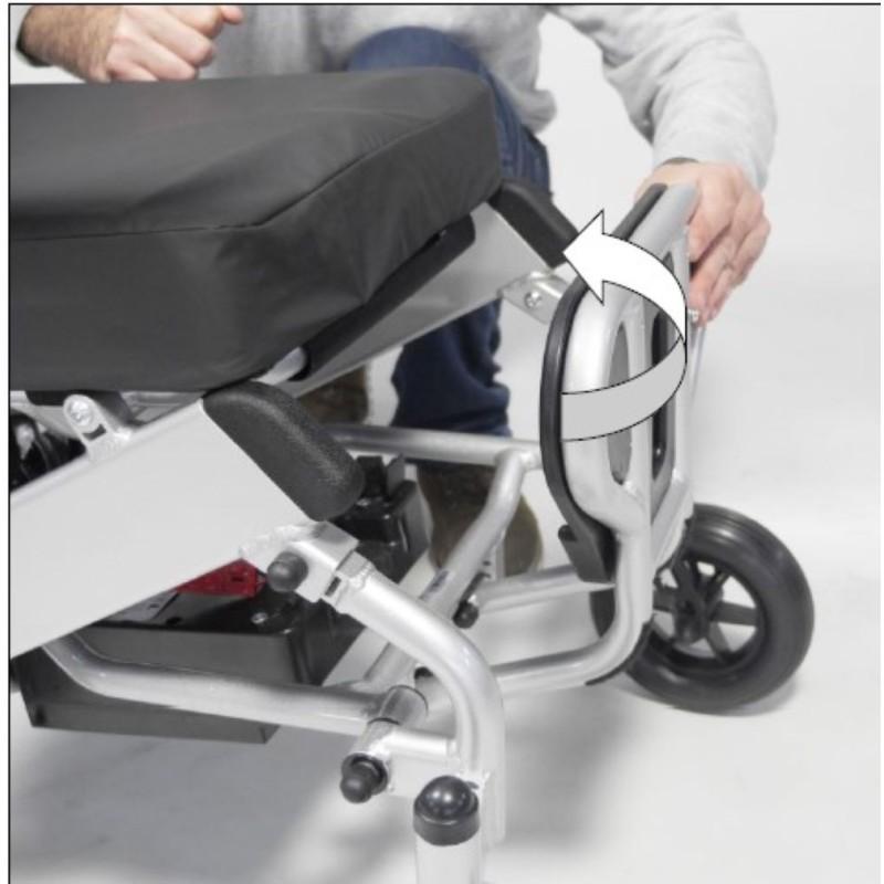 Silla eléctrica super ligera plegable R650 moverte.com 