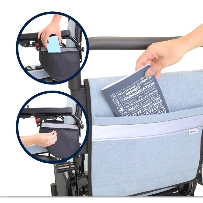 Silla de ruedas eléctrica plegable Kmina moverte.com 