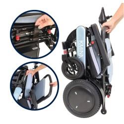 Silla de ruedas eléctrica plegable Kmina moverte.com 