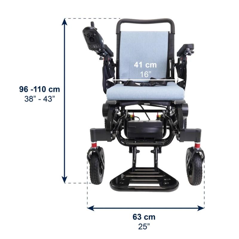 Silla de ruedas eléctrica plegable Kmina moverte.com 