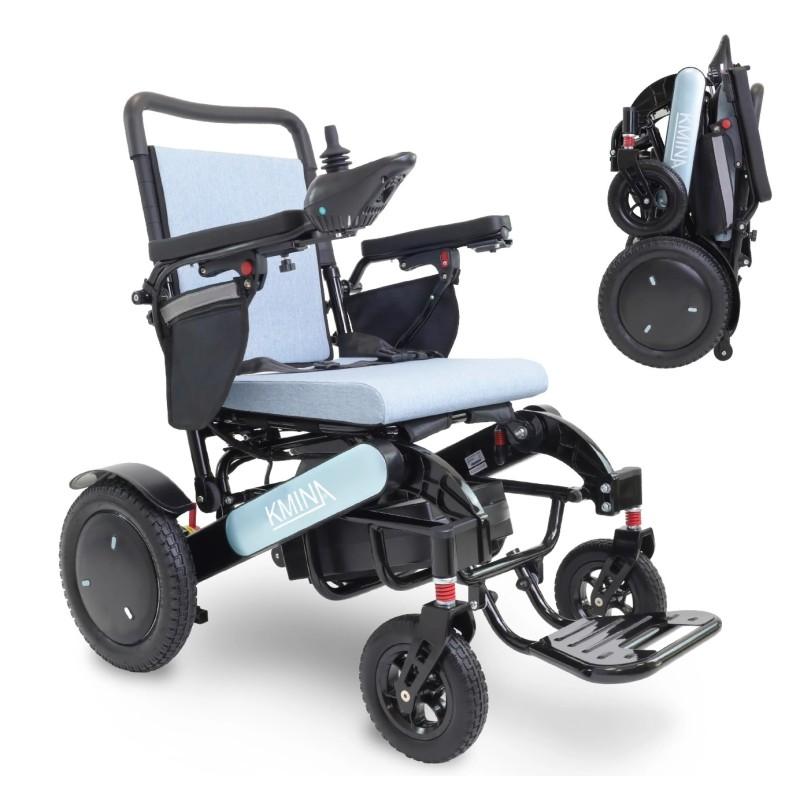 Silla de ruedas eléctrica plegable Kmina moverte.com 