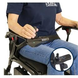 Silla ruedas eléctrica fibra carbono y plegable Kmina moverte.com 