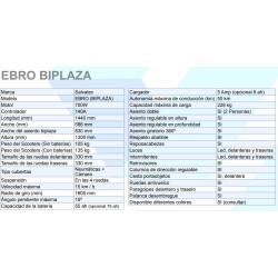 Scooter eléctrico biplaza Ebro moverte.com 