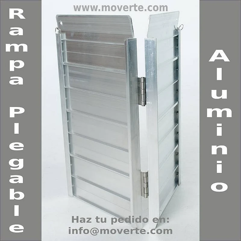Rampa de aluminio plegable (23 Cm.), Redomoto