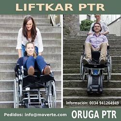 Oruga sube-escaleras eléctrica Liftkar