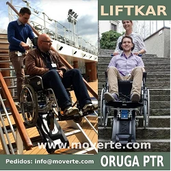 Oruga sube-escaleras eléctrica Liftkar