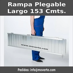 Rampa plegable de 1,53 m.