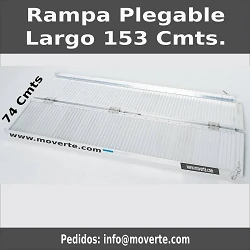 Rampa plegable de 1,53 m.