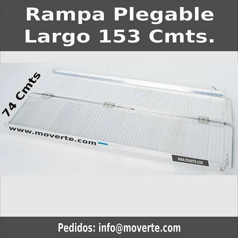 Rampa plegable de 1,53 m.