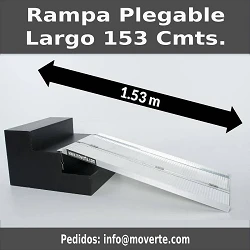 Rampa plegable de 1,53 m.