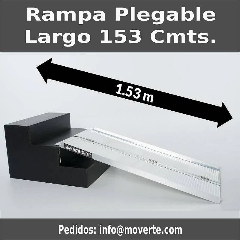 Rampa plegable de 1,53 m.