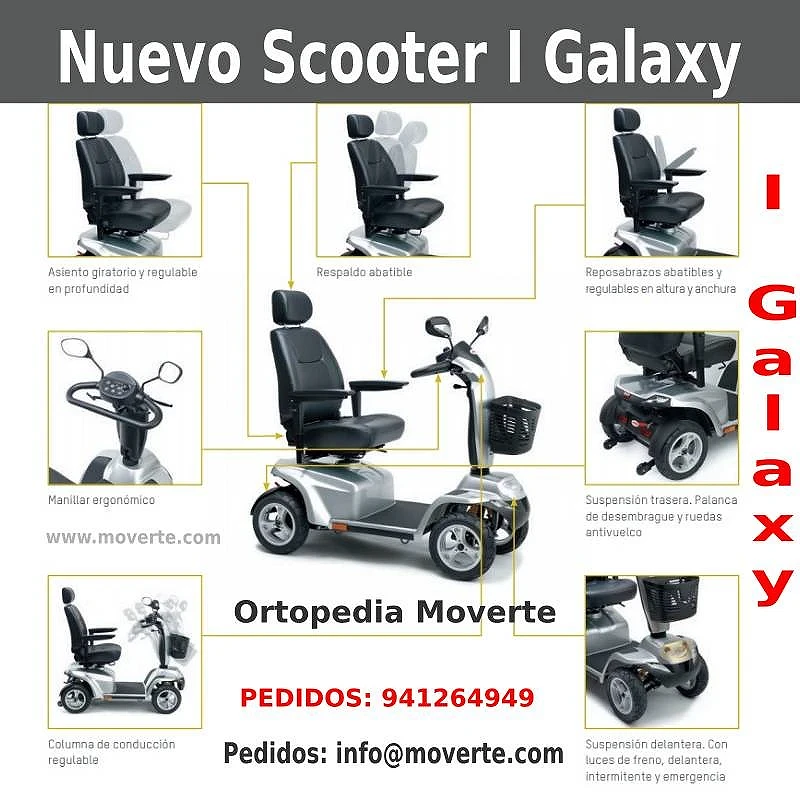 Scooter eléctrico para minusvalidos - I-Galaxy