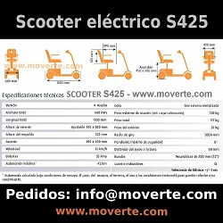 Scooter eléctrico con suspensión S425