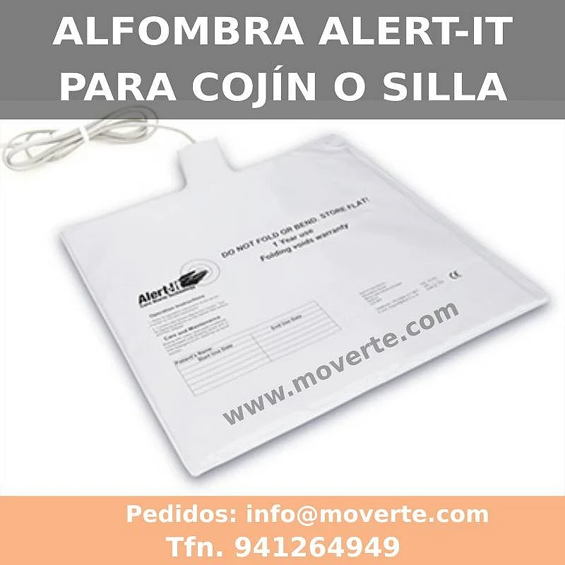 Alfombra avisadora para silla (sobre cojín o silla)