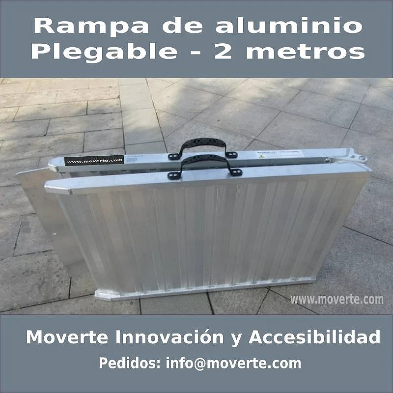 RAMPA TRANSPORTE PLEGABLE MOTO/SCOOTER ALUMINIO (CAPACIDAD MAXIMA