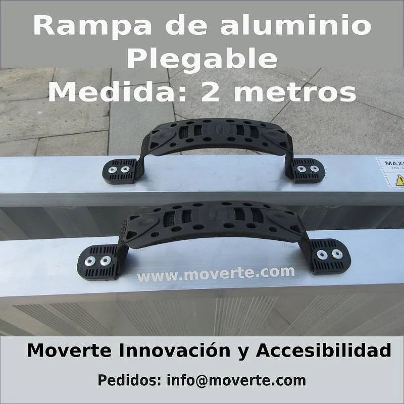 RAMPA TRANSPORTE PLEGABLE MOTO/SCOOTER ALUMINIO (CAPACIDAD MAXIMA